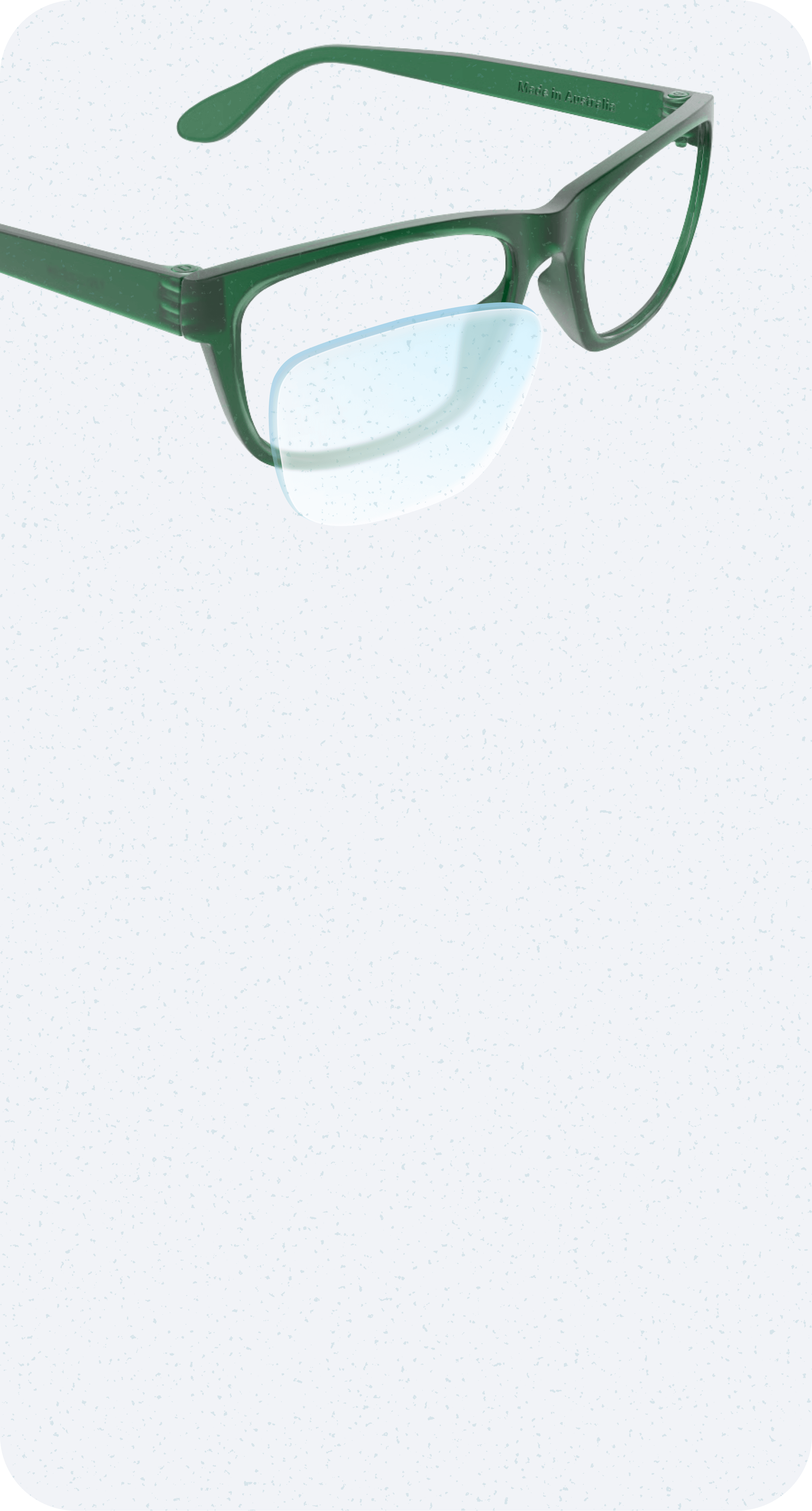 Detailed view of a lens being placed into a durable frame, highlighting the 2-year manufacturer warranty protecting lenses against defects at Dresden Vision New Zealand.