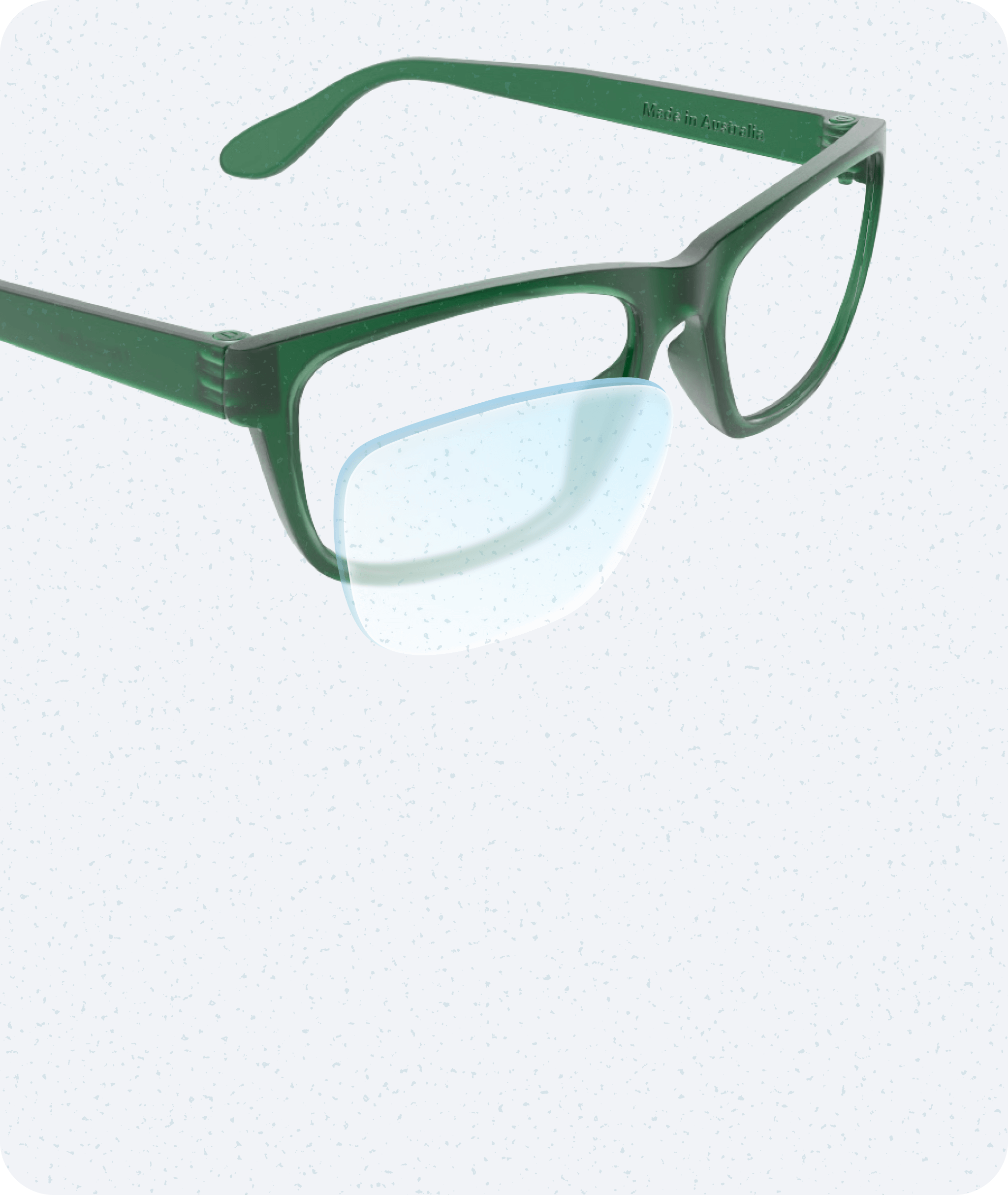 Detailed view of a lens being placed into a durable frame, highlighting the 2-year manufacturer warranty protecting lenses against defects at Dresden Vision New Zealand.