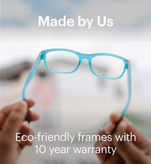 Dresden Vision eco-friendly glasses frames highlighting lightweight design and long-lasting durability