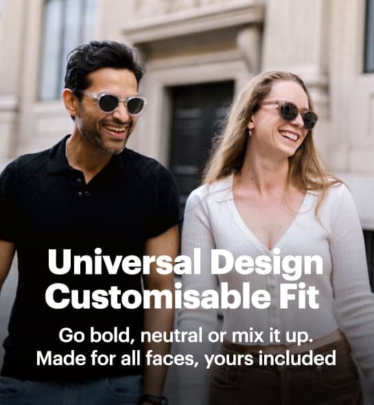 Dresden Vision Canada sunglasses worn by diverse people highlighting universal design and customisable fit