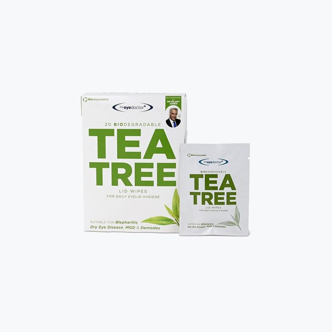 The Eye Doctor Tea Tree Oil Eyelid Cleaning Wipes Pack of 20