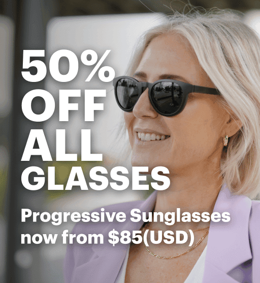 50% Off All Glasses. Progressive Sunglasses now from $85(USD) with code GOODY
