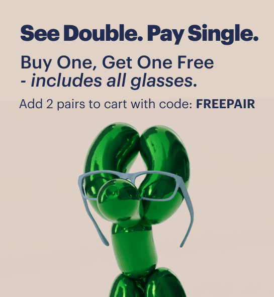 Buy One Get One Free with code FREEPAIR